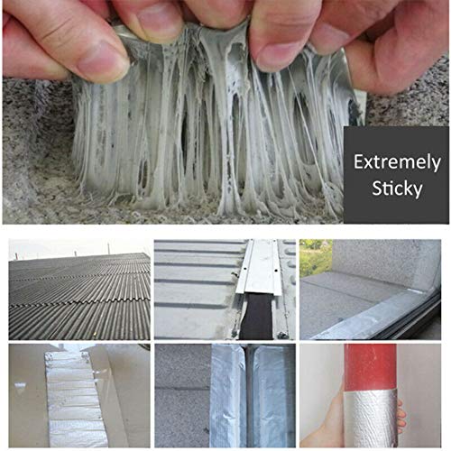 Super Waterproof Tape Butyl Rubber Aluminium Foil Tape (1.2mm5cm5m)