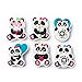 Kudo Banz Panda Kudo Collection - 6 Kudo Charms. For Use with Kudo Banz Starter Kit. Wristbands Not Included