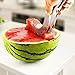 Mehome Watermelon Tongs Slicer Corer Cutter Stainless Steel and Melon Baller with Fruit Carving Knife Multifunction Kitchen Tool. For DIY Fruit Salads,Garnishes and Desserts,Cake,Ice Cream Scooper