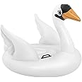 Intex 57557 Island Inflatable Swan 130 x 102 x 99 cm, Multicoloured, 3.Pequeño
