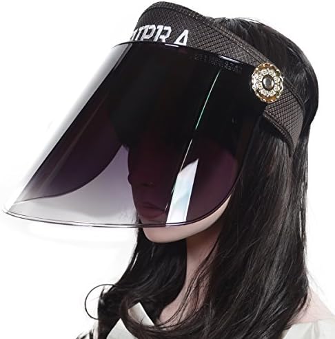 Women Summer Sunhat Solar Face Shield Cap Visor Sun Cover Hat Anti-UV Cap
