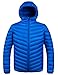 ZSHOW Men's Packable Puffer Jacket Hooded Lightweight Winter Coat for Travel Outdoor Hiking