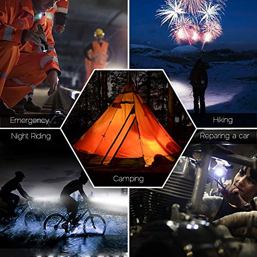 Wsky LED Tactical Flashlight, Best S1800 High-powered Flashlight, Zoomable, 5 modes, Water Resistant, Handheld Light, High Lumen Outdoor, Hiking, Camping, Emergency Flashlights (Battery not included) - Thumbnail 6
