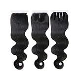 MOBB Unprocessed Natural Color Body Wave Virgin Brazilian Hair Lace Closure Middle Part Lace Top Closure 10 Inch