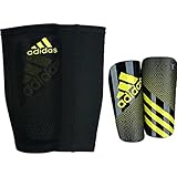 adidas Unisex Ghost Guard Black/Yellow Light Soccer Equipment LG