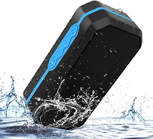 YIIYAA Portable Bluetooth Speaker Wireless Outdoor Sport Waterproof Stereo Speaker with Enhanced Bass, Built-In Dual Driver Speakerphone Handsfree Calling & TF Card Slot