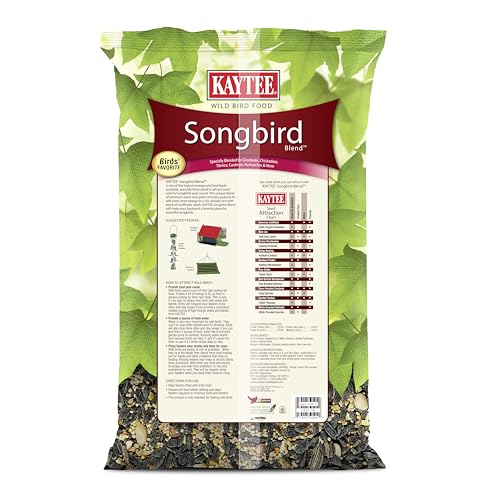 KAYTEE SONGBIRD WILD BIRD SEED FOOD, BLENDED FOR GROSBEAKS, CHICKADEES, TITMICE, CARDINALS, NUTHATCHES & MORE, 7 POUNDS