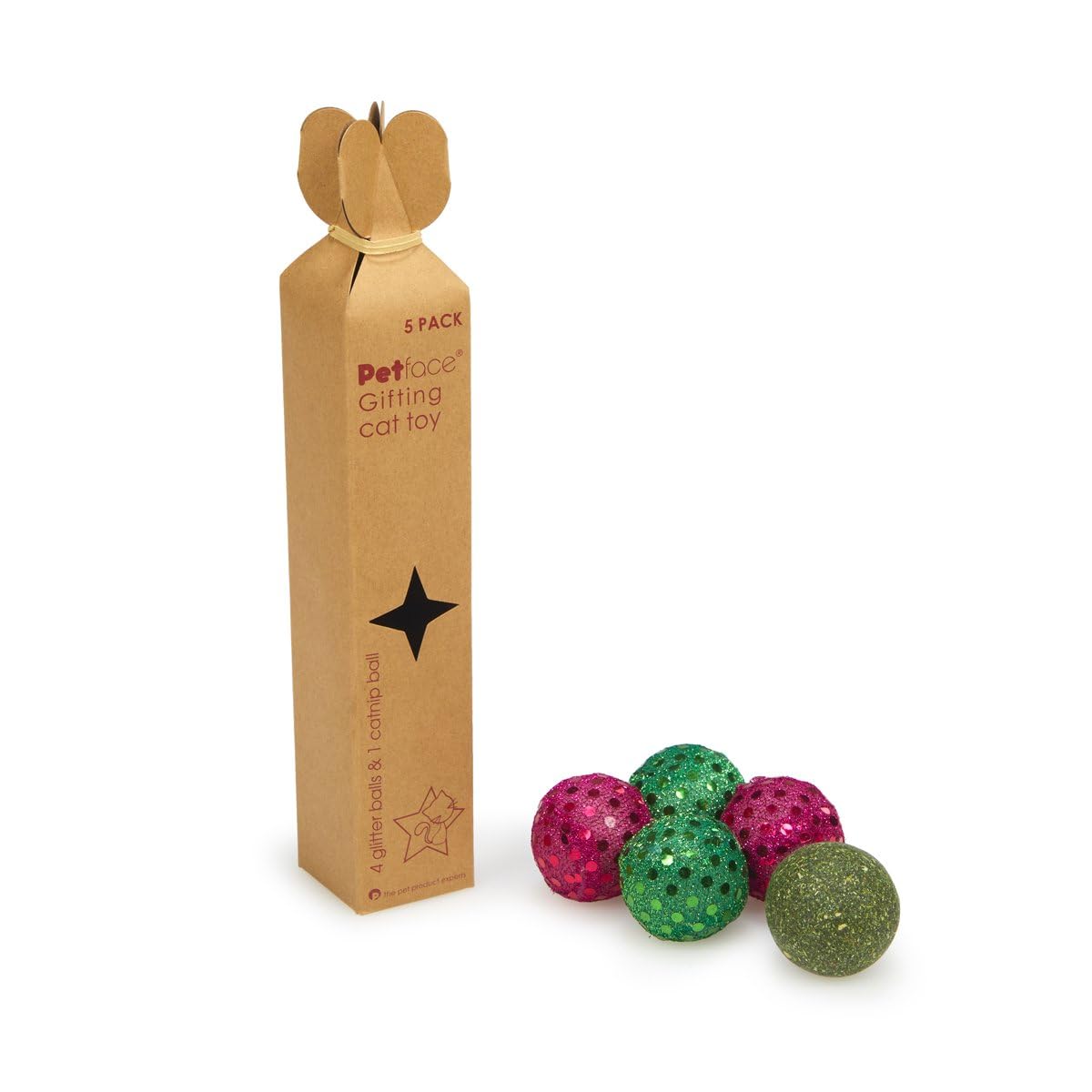 Surrey Feed Cat Christmas Cracker - Glitter Balls & Catnip