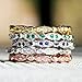 Marquis & Round Cubic Zirconia Eternity Band .925 Sterling Silver Ring Size 9