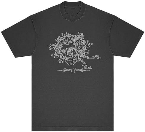 Grateful Dead 60 Years in Space T-Shirt, Charcoal Grey, Small