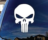 Keen Punisher Skull Car Window Vinyl Decal Sticker 5 in Tall