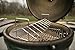 Aura outdoor products Stainless Steel Rib and Roasting Rack for Big Green Egg, Kamado Joe, Vision, Grill Dome, Primo, and All Indoor ovens