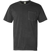 Comfort color Mens 6030 Short Sleeve Pocket T-Shirt