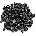 CKAuto TR415 Tubeless Rubber Snap-in Tire Valve Stem (50pcs/Bag), Black