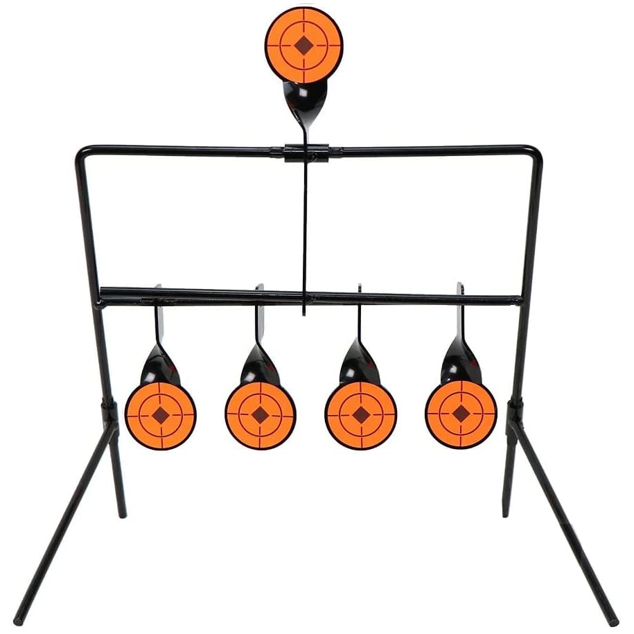 Airsoft Swing Target Airsoft Self Resetting Target For Indoor Outdoor Shooting Practice Heavy Duty Metal 36x27x20cm HTUK®
