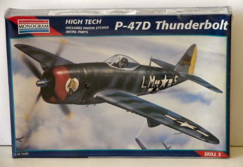 Monogram P-47D Thunderbolt 1/48 Scale Plastic Model Kit