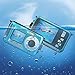Waterproof Digital Camera Underwater Camera 24 MP Video Recorder Full HD 1080P Selfie Dual Screen Waterproof Camera DV Recording Point and Shoot Digital Camera