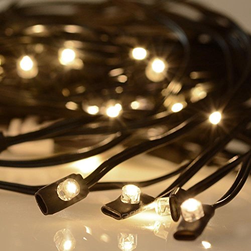 AMPERSAND 9-Ft. 8-Rib Offset Patio Umbrella Solar String Lights (Warm White) - Thumbnail 2