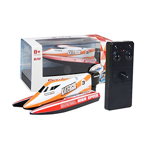 Wenasi Remote Control Boat for Outdoor Pools & Lakes 2.4GHz High Speed RC Racing Boats for Adults & Kids Children's Day Gift