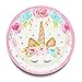Premium Unicorn Party Plates Set, 64 pcs 7