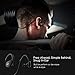 Mpow Cheetah Bluetooth Headphones, Sport Wireless Earbuds w/Aptx Sound, IPX5 Waterproof&8 Hrs Playtime, V4.1 Wireless Sport Headphones, Behind-Ear Running Headset w/CVC6.0 Noise Cancelling Mic,Black
