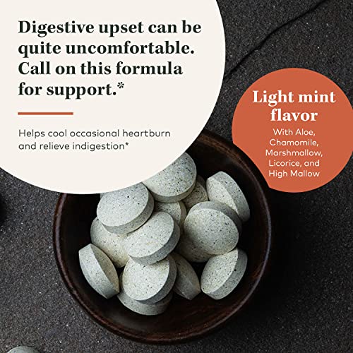 Gaia Herbs Reflux Relief with Marshmallow Root, Chamomile, Aloe