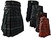 UT Kilts Men's Standard Tartan Utility Kilt, Modern Scottish Kilt for Everyday Wear, Tactical Kilts Adjustable Hip Straps