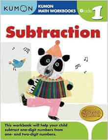 grade 1 subtraction kumon math workbooks kumon