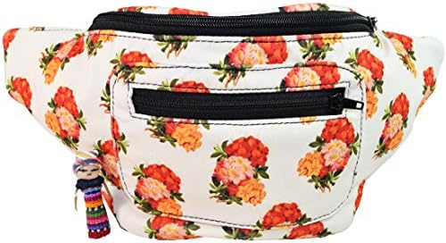 Vintage Floral Fanny Pack, Boho Chic Handmade w/Hidden Pocket