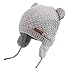 XIAOHAWANG Warm Baby Hat Cute Bear Toddler Earflap Beanie for Fall Winter (0-6 Months, A-Grey)