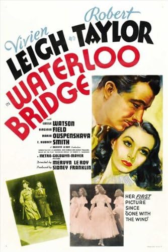 Amazon.com: Waterloo Bridge Movie Poster (27 x 40 Inches - 69cm x 102cm) ( 1940) Style B -(Vivien Leigh)(Robert Taylor)(Lucile Watson)(Sir C. Aubrey  Smith)(Maria Ouspenskaya)(Virginia Field): Prints: Posters & Prints