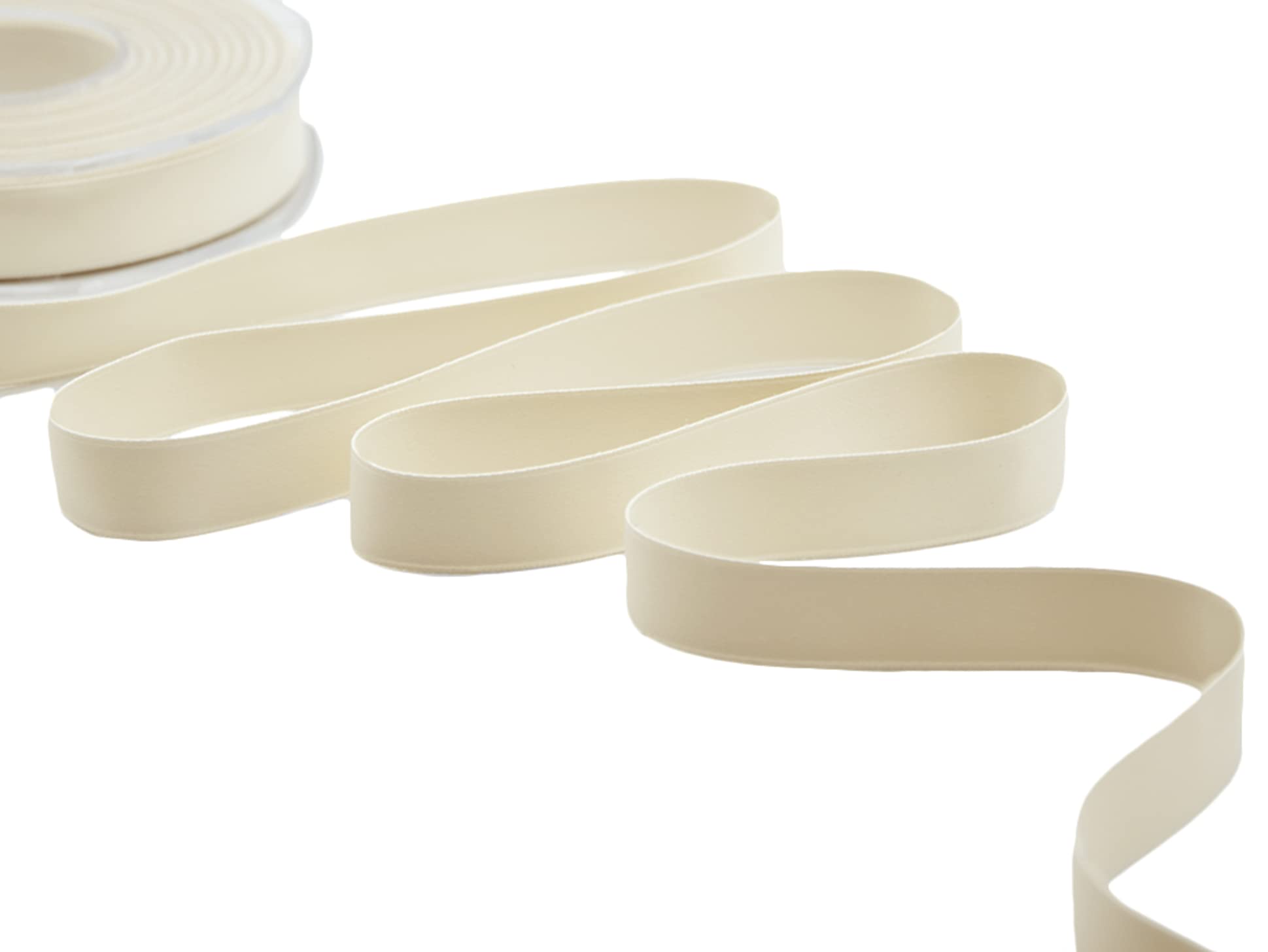 Furlanis Ribbon, Satin, Ivory (RAL 1013), 15 mm x 20 m