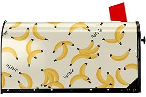 Banana Mailbox Covers Magnetic Mailbox Wraps Post Letter Box Cover Garden Home Christmas Decorations Standard Size 25.5x21 in