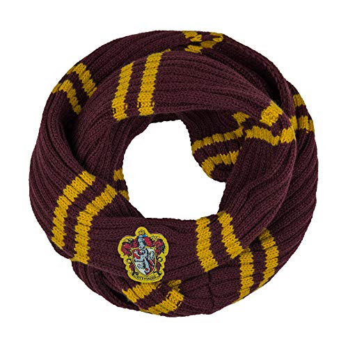 Harry Potter Scarf - Infinity - Official - Ultra Soft Knitted Fabric (Gryffindor)