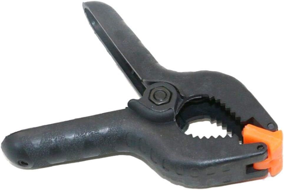 Pack of 6 Plastic Spring Grip Clamps 3 Inches Quick Grip Craft Wood Work Clamp, Black, 6 Pack 3 Inch - Image 3