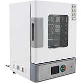 INTBUYING AC110V 60Hz Digital Forced Air Convection Drying Oven 10-300℃ Laboratory Oven Intelligent Temperature Control 11 X 10.2 X 10.6 inches Chamber