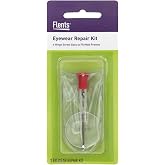 Flents Eyeglass Repair Tool Kit, Fix Broken Reading Glasses, &amp; Sunglasses | Includes Small Screwdriver, Eyeglass Screws, Magnifying Glass, Screw Guide, &amp; Storage Pouch, Portable and Travel Friendly