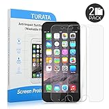 iPhone 6s/iPhone 6 Screen Protector - TURATA Premium Crystal Clear 2-Pack [Unique Material] [Ultra Thin] for iPhone 6/6s Maximum Screen Protection from Bumps, Drops, Scrapes
