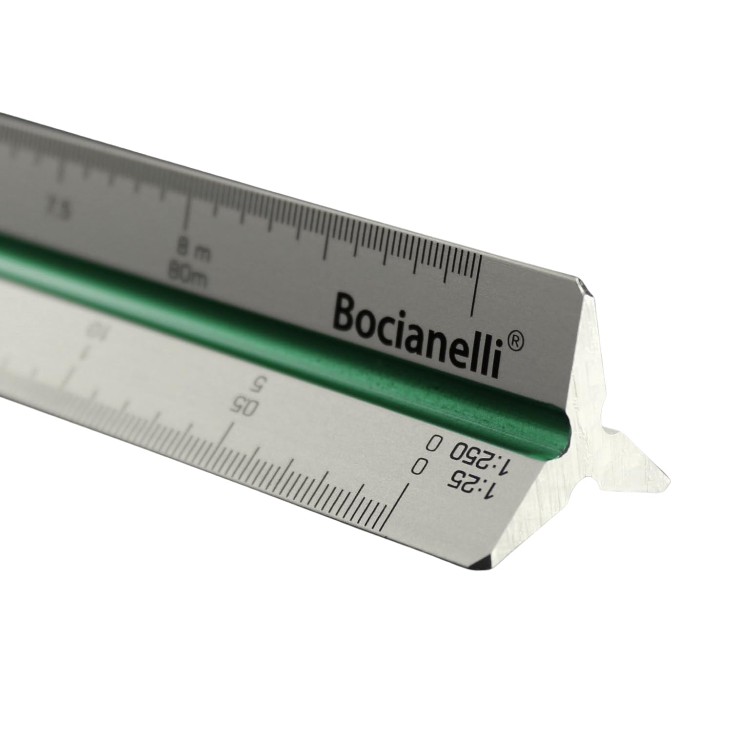 Professional 30cm 12" Triangular Metal Aluminium Scale Ruler 1:10 1:20 1:25 1:30 1:40 1:50/1:100 1:200 1:250 1:300 1:400 1:500 in a Case
