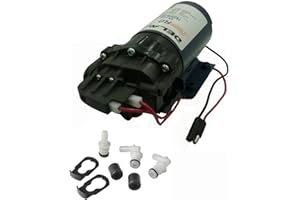 DELAVAN AG PUMPS, INC. Delavan 7822FS-201-SBIP I-Series 12-Volt Diaphragm Pump | 2.2 GPM @ 60 PSI | Bypass/Demand | 3/4 in. Quick-Attach Ports & Fittings