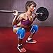 Knee Sleeves with Compression for Powerlifting - 7mm Neoprene Braces for Weightlifting, Olympic Bar Exercises and Sport | Wraps For Men and Women | OlympicForce by Clever Yellow - 1 Pair (4 Sizes)