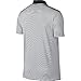 NIKE Men's Dry Victory Stripe Polo, Black/White, X-Large