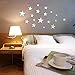 VancyTop Silver Stars Mirror Effect Acrylic Wall Sticker for Kids' Room Nursery Babys' Room Decoration