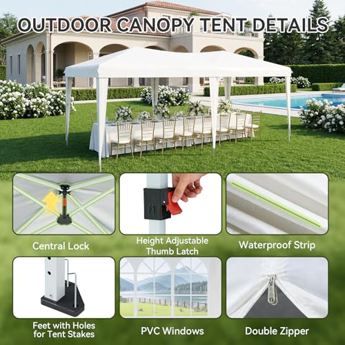 Aoxun 10x20 Pop Up Canopy Tent Review: Large Portable Shelter with 6 Sidewalls image 22