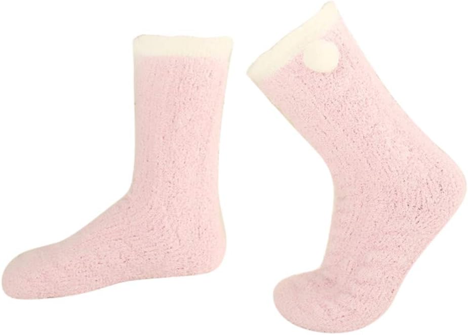 2019 New Women's Warm Knitting Cute Floor Towel Socks Fluffy and Cosy Blissful Bed Time Socks, Celucke Non-slip Multicolor Toe Knee Calf Mid Tube Socks Party Gifts Slipper Stockings