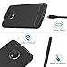 Moto G5 Plus Case - MoKo Ultra Slim Lightweight Carbon Fiber Design Flexible Soft TPU Bumper Shock Absorption Rubber Protective Case Cover for Motorola Moto G5 Plus, Black