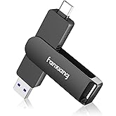 fanxiang 1TB External SSD USB Flash Drive Up to 2000MB/s USB 3.2 Gen2, 2-in-1 Dual USB Drive Type-C, Memory Stick Solid State Thumb Drive for iPhone 15/16 Pro/Android/Windows/MacPC/Laptops