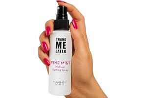 Elizabeth Mott Thank Me Later 3-in-1 Dewy Makeup Setting Spray - Hydrating & Long-Lasting Fine Mist with Niacinamide for Radiant, Glowy Skin - Lightweight, Oil-Free & Cruelty-Free Formula, 95 mL