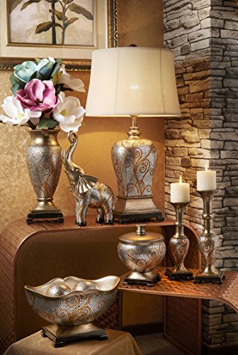 OK Lighting OK-4286B 8" H Theos Decorative Bowl with Spheres