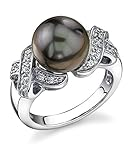 THE PEARL SOURCE 11-12mm Genuine Black Tahitian